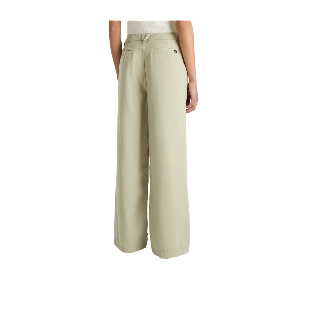 Vans Alder Relaxed Pleated Trousers Women 30 Beige NWT